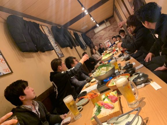 送別会 残土処分のエイトライン 送別会 残土処分のエイトライン